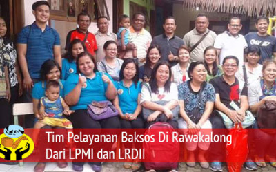 BAKSOS BERSAMA DENGAN LPMI DI RAWAKALONG