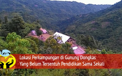 Bantuan Pendidikan Untuk Daerah Terpencil di Gunung Dongkas, Kabupaten Parigi Moutong-Sulawesi Tengah