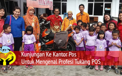 Anak-Anak PAUD Misi Bagi Bangsa Jatimulya Melakukan Kunjungan Ke Kantor POS Bekasi