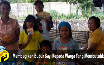 Berbagi Kasih Dengan Warga Sekitar Sekolah TK Misi Bagi Bangsa Rawakalong