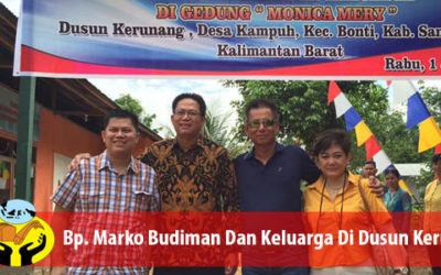 Keluarga Bp. Marko Budiman Mendedikasikan Sebuah Bangunan Untuk Kegiatan Pendidikan