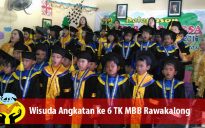 Wisuda angkatan ke 6 TK MISI BAGI BANGSA (Lima Roti Dua Ikan Indonesia)