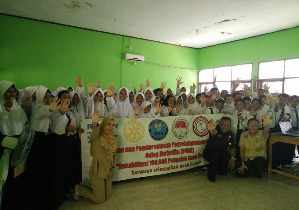 Penyuluhan Narkoba, pornografi dan HIV di SMPN 6 Tambun Selatan Kelas 7 Kab. Bekasi