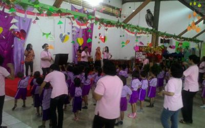 Senam Nusantara Bersama anak-anak TK MBB Sungai Tiram Jakarta