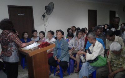 Ibadah persekutuan Sejahtera Mandiri di Lautze (Pra Sejahtera)