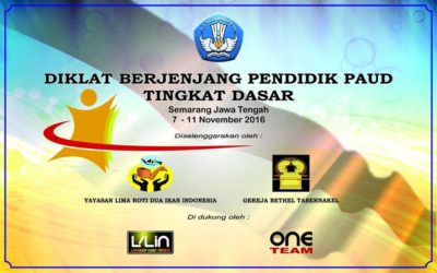 Diklat Berjenjang Pendidik PAUD tingkat Dasar khusus Sinode GBT di Semarang 7-11 Nopember 2016 (Gerakan Gereja Peduli PAUD)