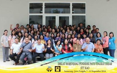 Diklat Berjenjang Pendidik PAUD tingkat Dasar GBT – STT KAO di Semarang