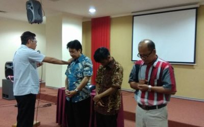 Pentahbisan Pengurus Koperasi Yayasan Lima Roti Dua Ikan Indonesia 2017