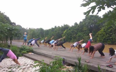 Hari Ke 4 Kegiatan Pagi Hari Diklat Berjenjang Pendidik PAUD Tingkat Dasar Di MINTIN Kalteng