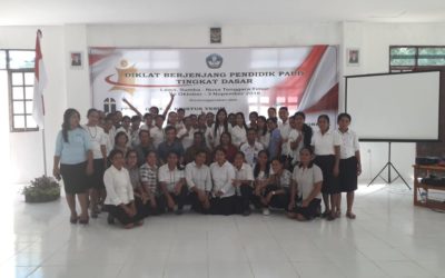 Hari ke 5 Acara Diklat Berjenjang Pendidik PAUD tingkat Dasar Nusa Tenggara Timur