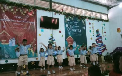 Perayaan Natal TK MBB Sungai Tiram Bersama Keluarga RD HOPE